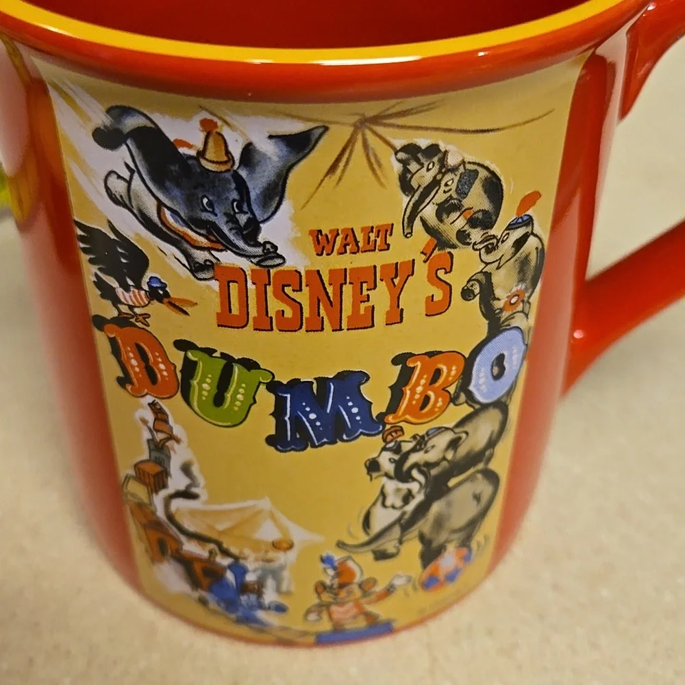 Disney Store Dumbo Red coffee tea Mug